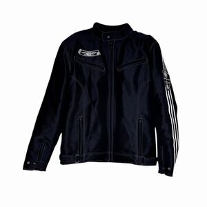 Legend Tungsten Riding Spirit Mens Motorcycle Jacket Black 38 US M bv